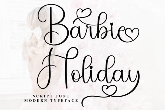 Barbie Holiday Font for Handmade Branding