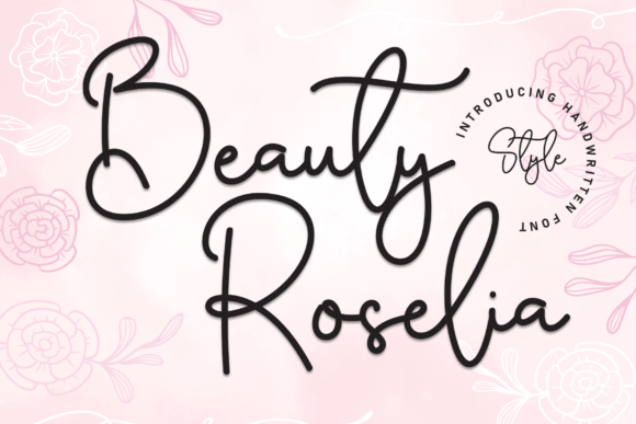 Beauty Roselia: A Sweet Handwritten Font for Web Design