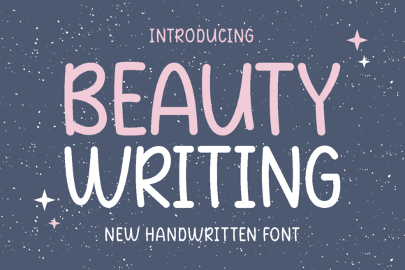 Beauty Writing: A Sweet Handwritten Font for Crafters