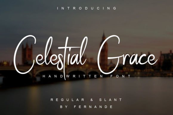 Celestial Grace Font for Digital Branding