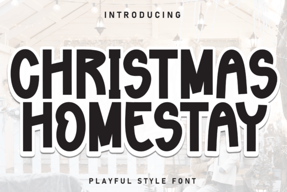 Christmas Homestay Font for Scroll-Stopping Social Graphics