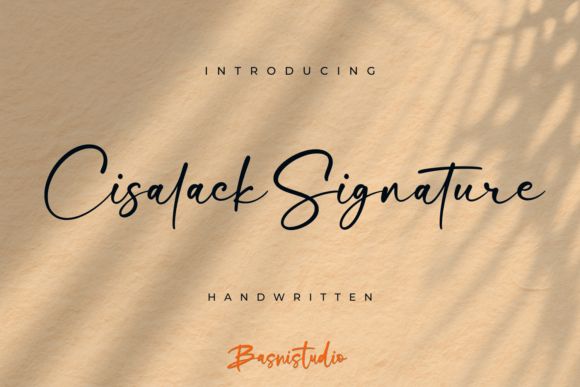 Cisalack Signature: A Refined Script Handwritten Font for Editorial Design