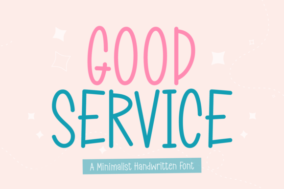 Good Service: A Minimalist Handwritten Typeface for Web Design