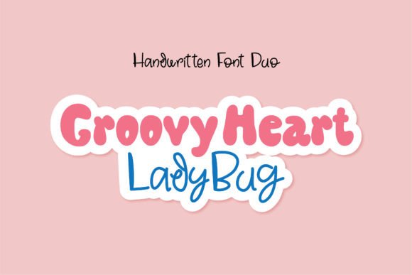 Groovy Heart Ladybug: A Playful Script Font for Campaigns