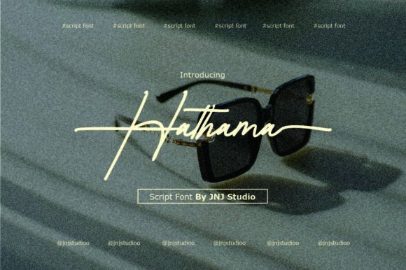 Hathama: A Warm Handwritten Font for Makers