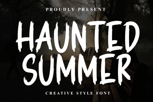 Haunted Summer: A Spooky Handwritten Font for Web Design