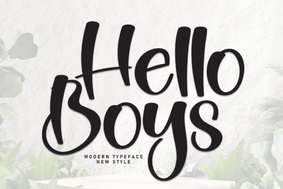 Hello Boys: A Friendly Handwritten Font for Your Brand