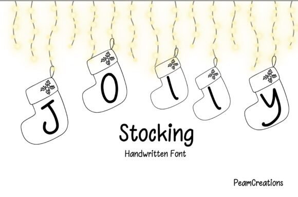Jolly Stocking Font for Festive Editorial Design