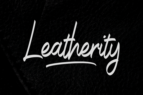 Leatherity: A Handwritten Font for Digital Design