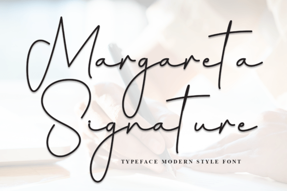 Margareta Signature: The Premium Script Handwritten Typeface