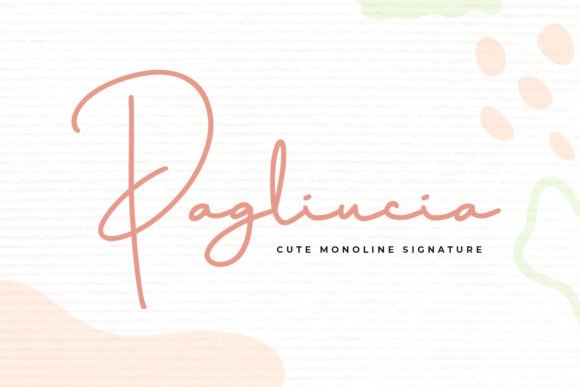 Pagliucia Font for Editorial Design