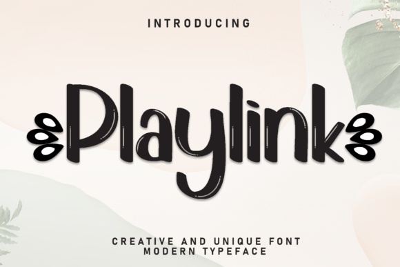 Playlink Font: A Casual Handwritten Typeface for Makers