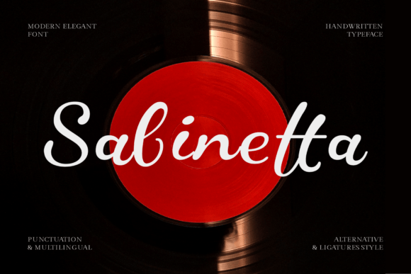 Sabinetta: A Handwritten Font for Elegant Branding