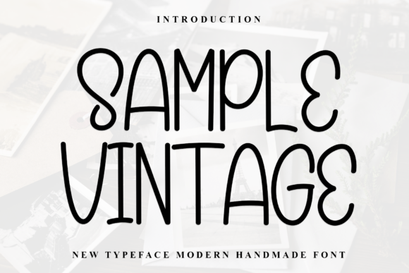 Sample Vintage: A Handwritten Font for Branding