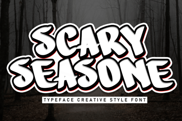 Scary Seasone Font for Handmade Brands