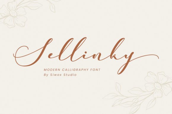 Sellinky: An Elegant Script Font for Editorial Design