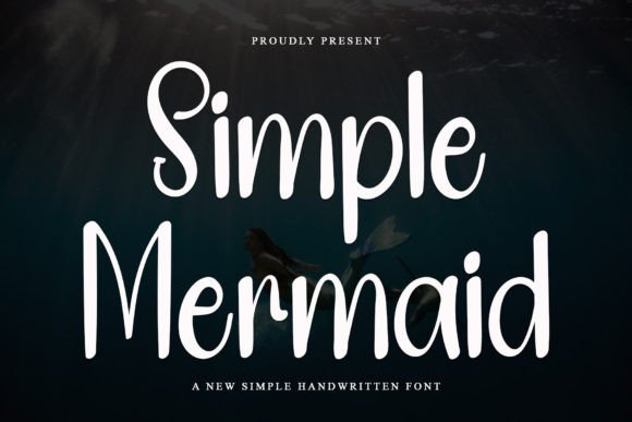 Simple Mermaid Font for Elegant Handmade Designs