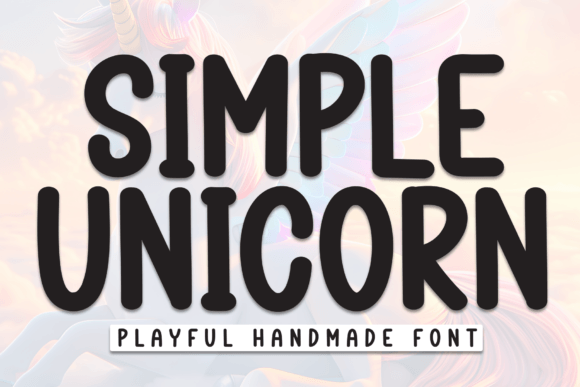 Simple Unicorn Font for Small Business Branding