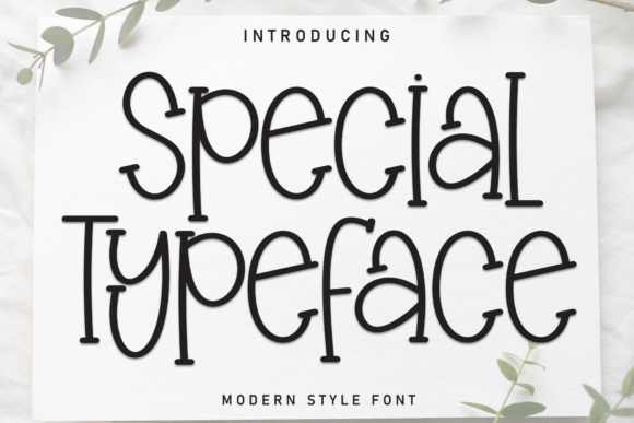 Special Typeface: A Friendly Script Font for Web Design