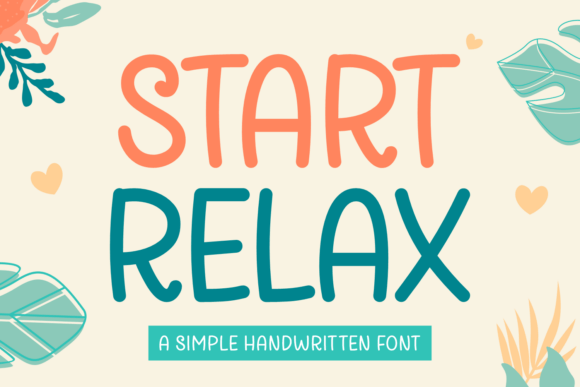 Start Relax: A Handwritten Font for Web Design