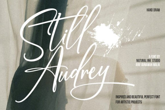 Still Audrey: A Natural Handwritten Font for Branding