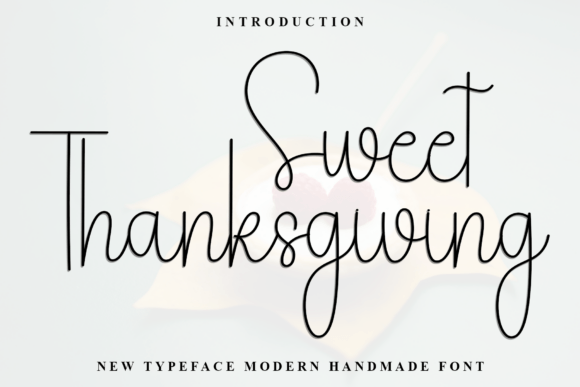 Sweet Thanksgiving Font for Elegant Branding